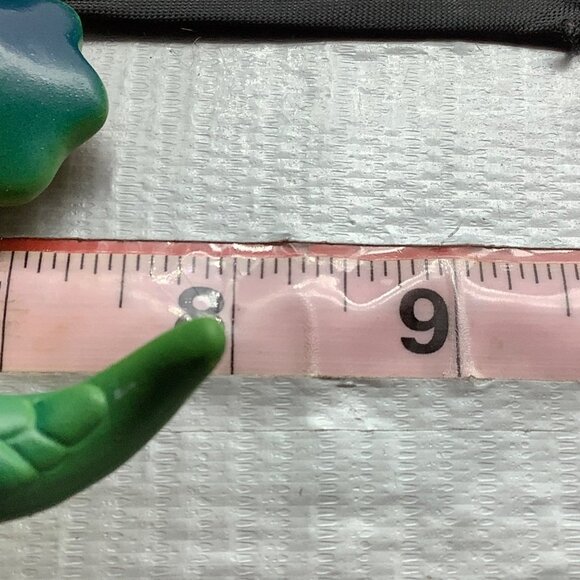 Fun Stuff Inc Green Heavy Plastic Anthropomorphic Face Turtle 8 Inch Toy - Picture 6 of 6